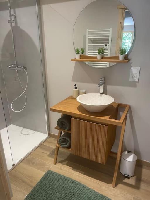 Jacuzzi En Foret L'Esperou Bagian luar foto